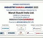 Awards 01 - Maruti Suzuki Innovation