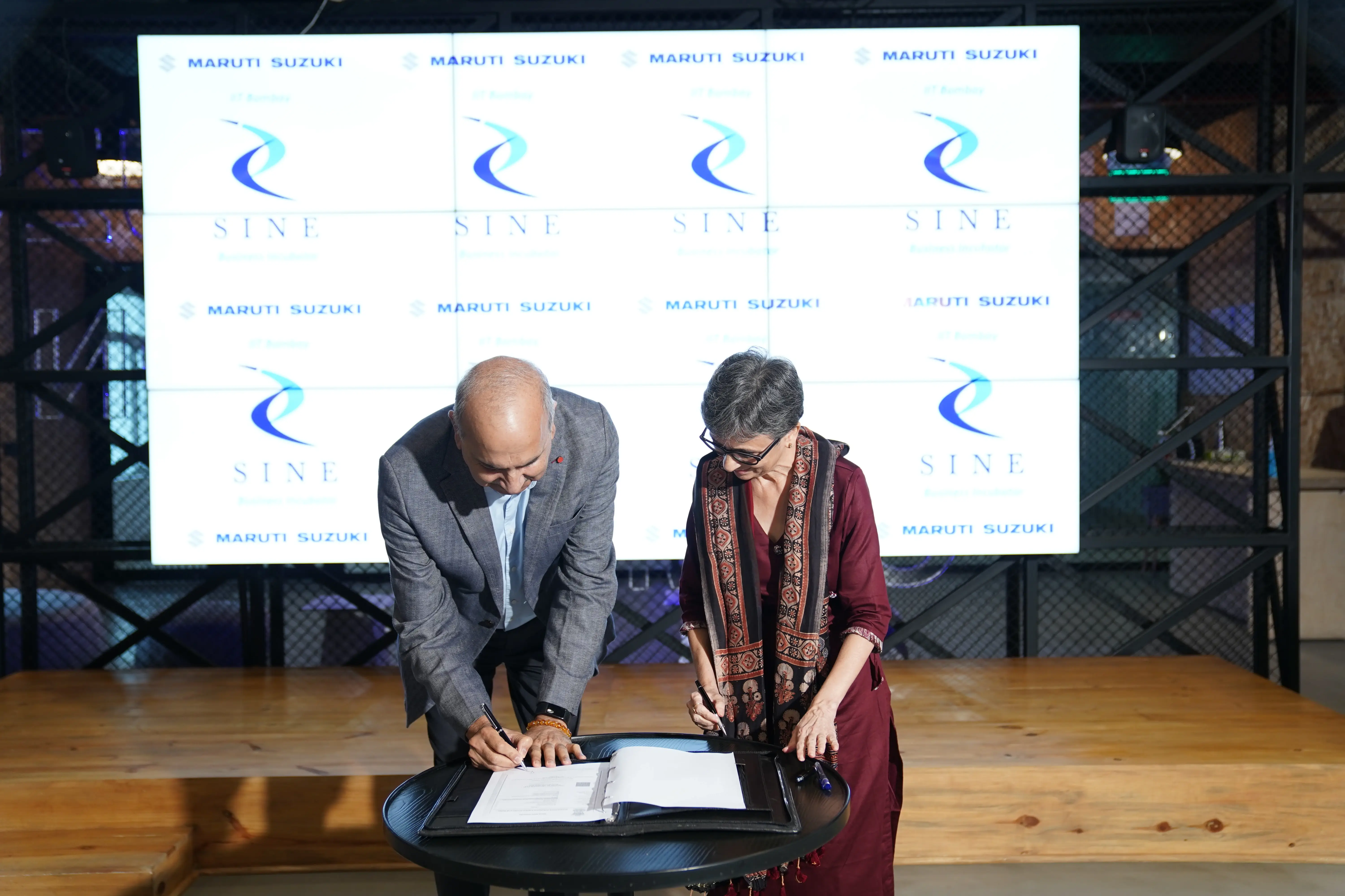 Maruti Suzuki Signs MoU with SINE IIT Bombay- Maruti Suzuki Innovation